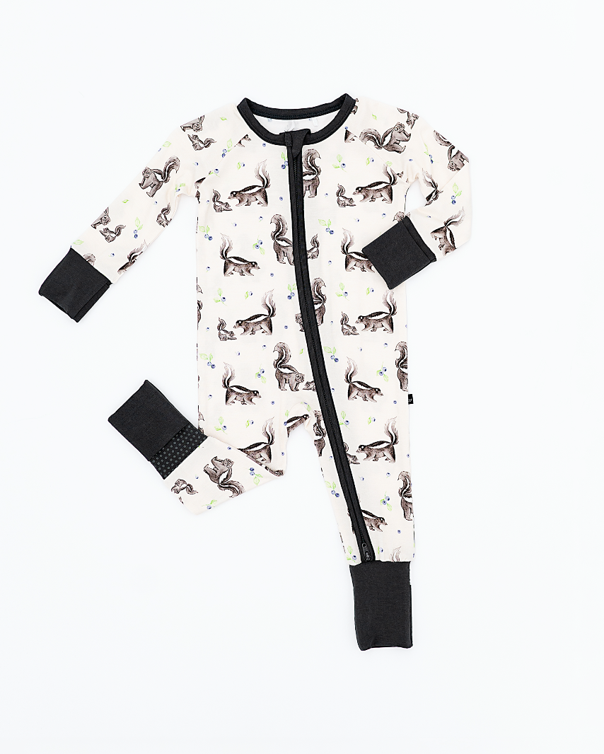 The Sleepy Sloth Berry Stinky Zip Jammies deals // 12-18 months