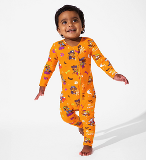 Shop Bellabu Bear x Paw Patrol Halloween Bamboo Kids Convertible Romper at Purple Owl Boutique